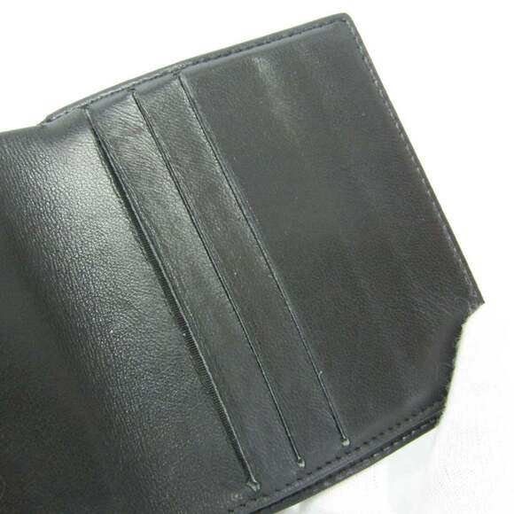 CHANEL Authentic Black Leather Wallet